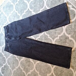 Aritzia - Denim Forum - The Farrah High Rise Wide Leg Jean 30L